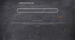 Desktop Screenshot of amadorascarentes.com